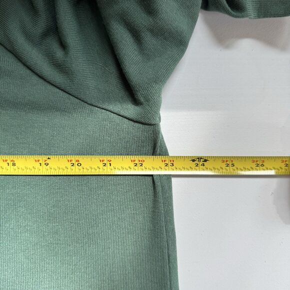 Weekend Suzanne Betro Women's Crocheted Boho Top Long Sleeve Green V-Neck 1X - Picture 6 of 7